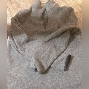 Nautica halfzip sweatshirt 
Size L